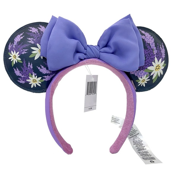 Disney Lavender Floral Minnie Ears Headband - Picture 3 of 3